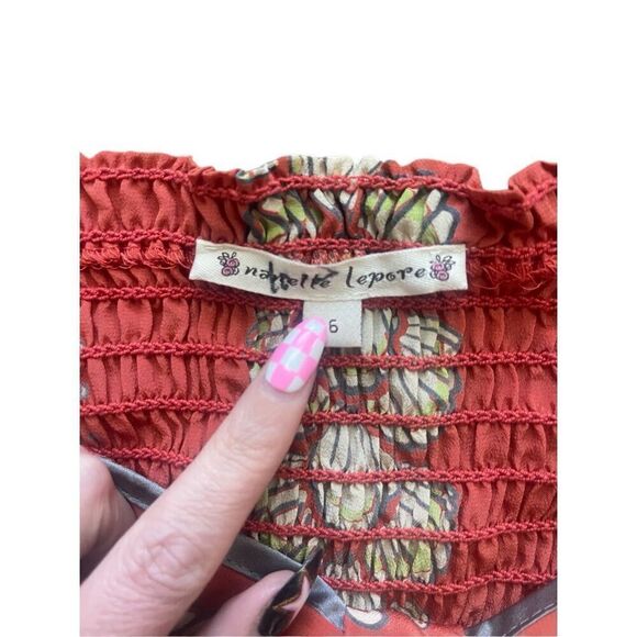 Nanette Lepore 100% Silk Printed Mini Dress – Size 6 - Picture 3 of 7